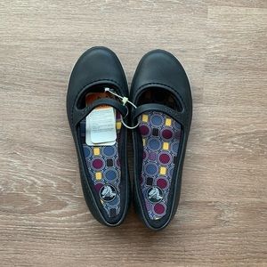 CROCS Crocband winter flat in black size 7 NWT
